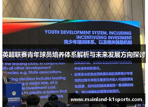 英超联赛青年球员培养体系解析与未来发展方向探讨